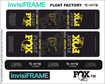 Fox Float Factory E MTB TUNED 2024 Decals