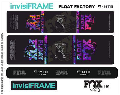 Fox Float Factory E MTB TUNED 2024 Decals