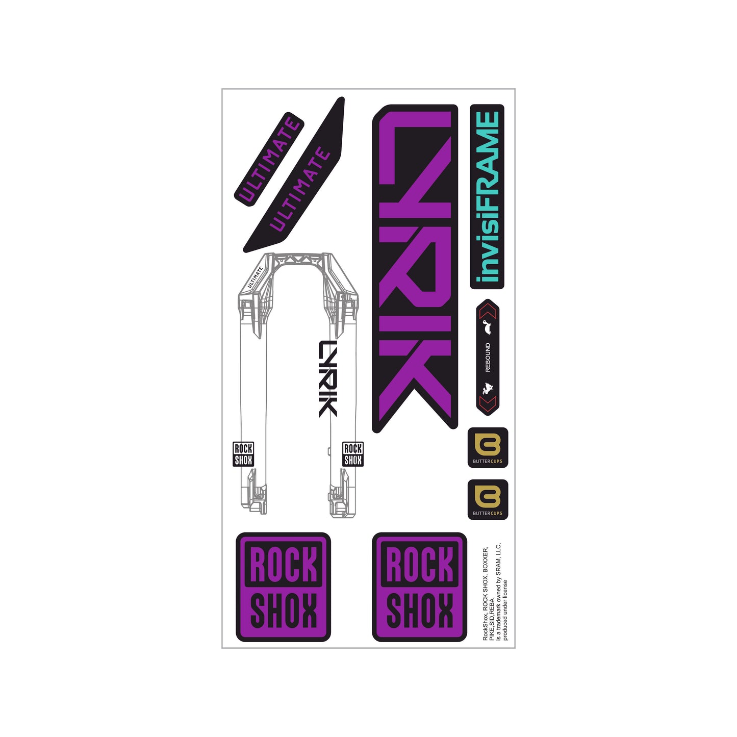 Rock Shox Lyrik Ultimate 2027 Decals