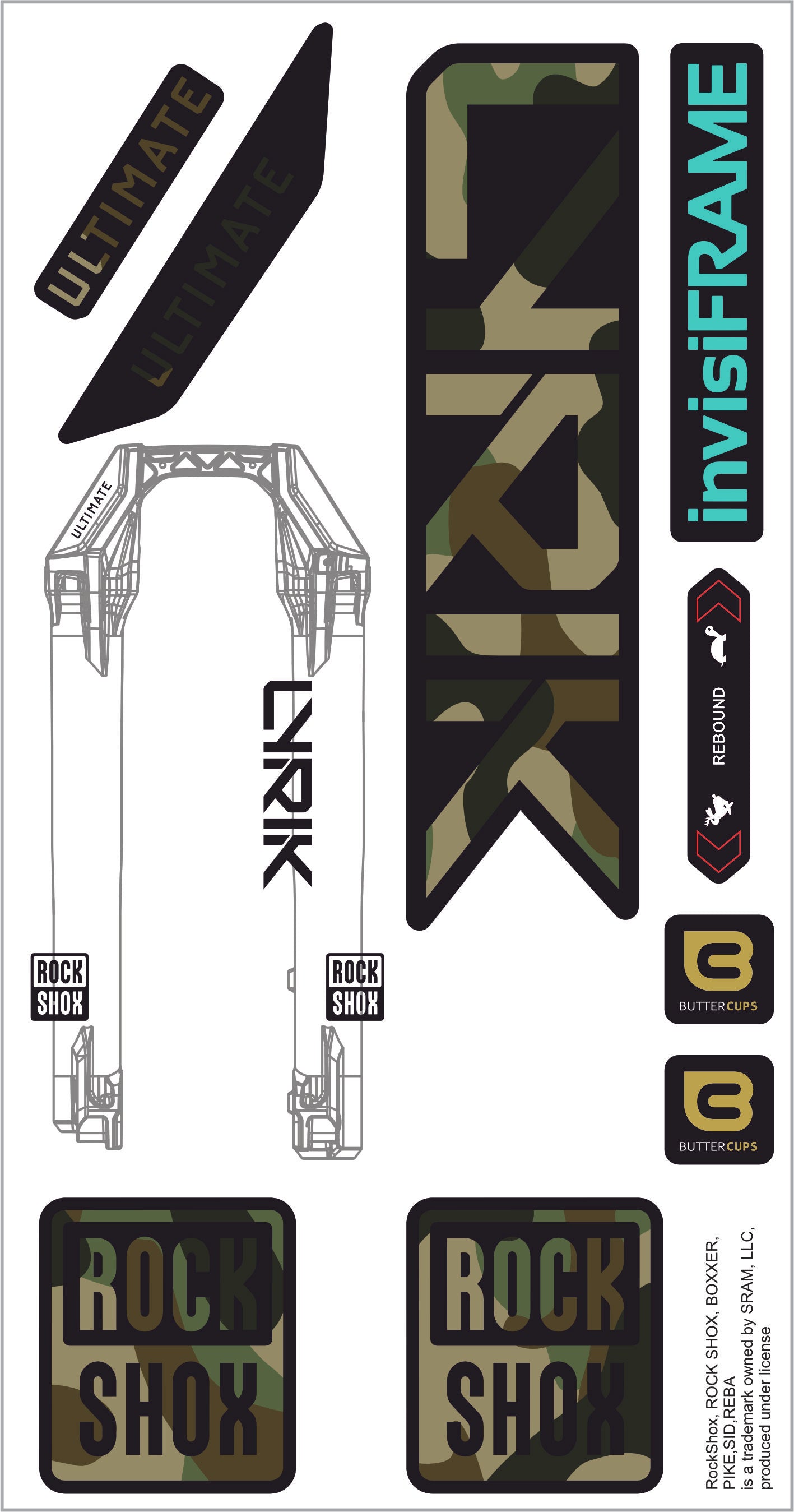 Rock Shox Lyrik Ultimate 2027 Decals