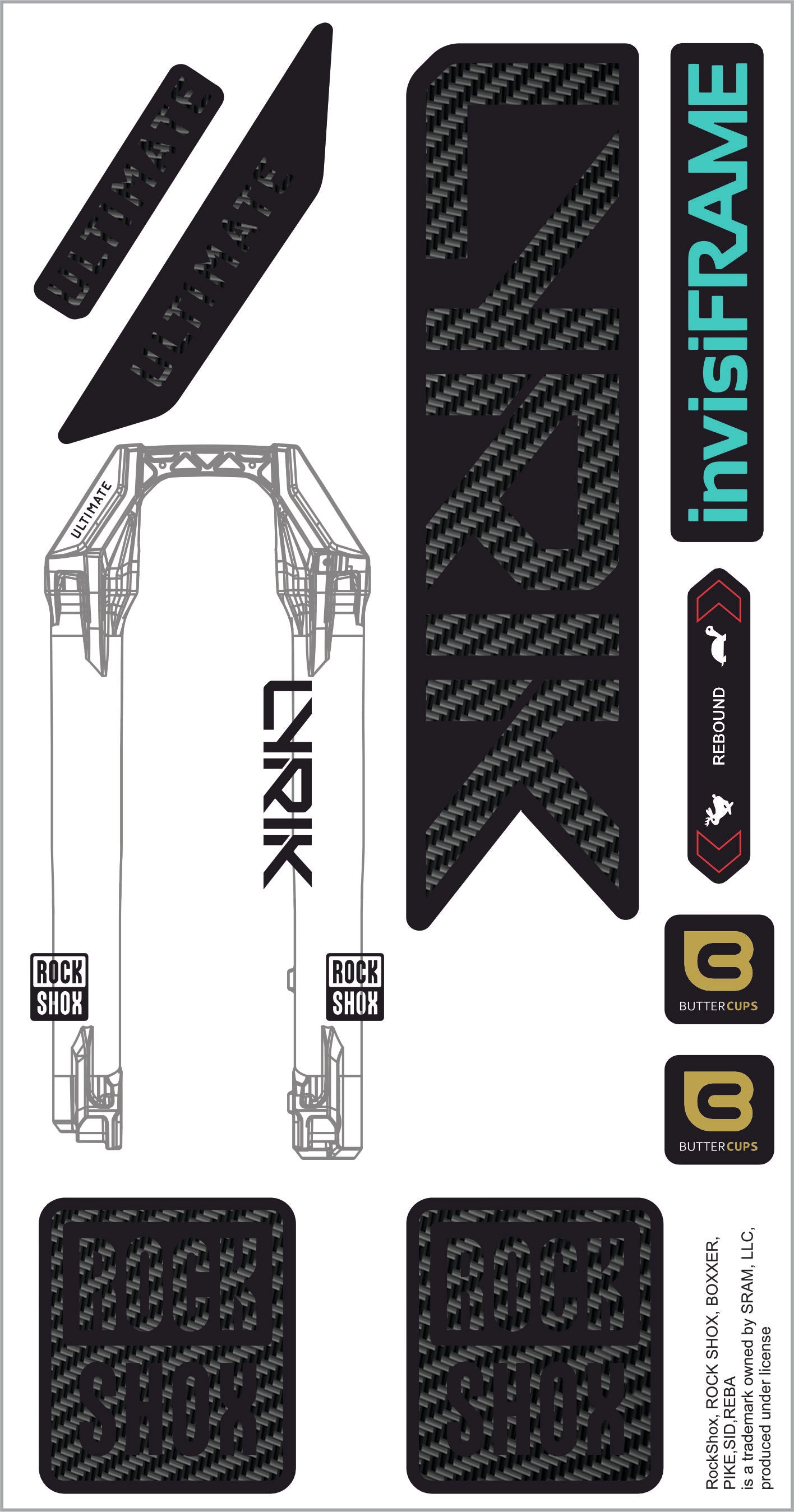 Rock Shox Lyrik Ultimate 2027 Decals