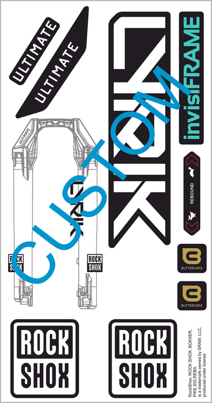 Rock Shox Lyrik Ultimate 2027 Decals