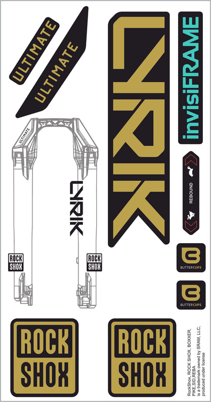 Rock Shox Lyrik Ultimate 2027 Decals