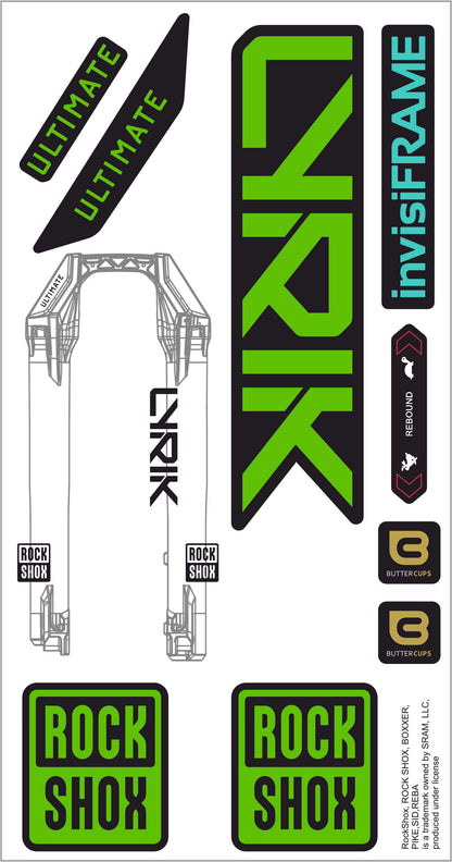 Rock Shox Lyrik Ultimate 2027 Decals