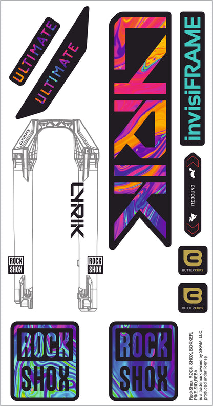 Rock Shox Lyrik Ultimate 2027 Decals