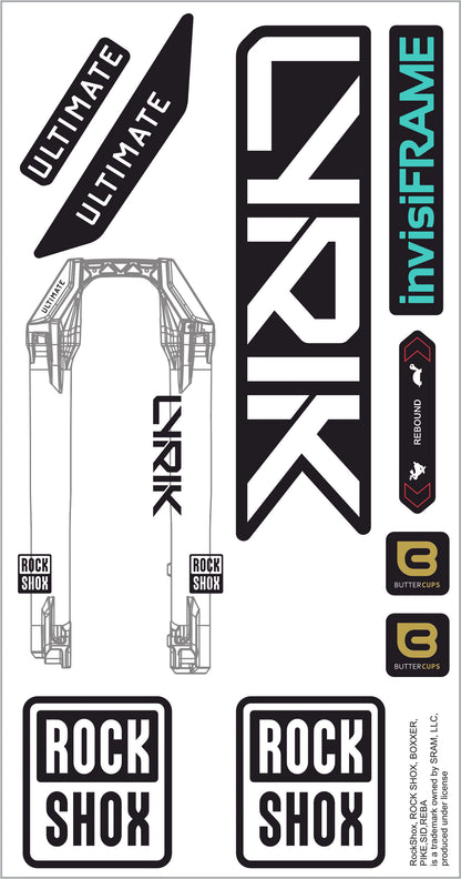Rock Shox Lyrik Ultimate 2027 Decals