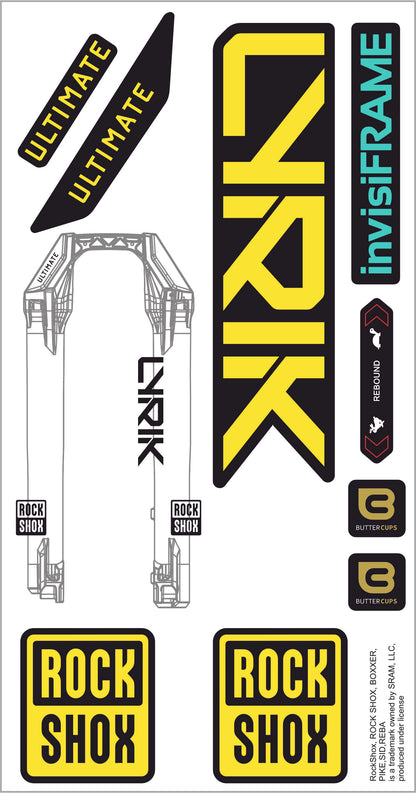 Rock Shox Lyrik Ultimate 2027 Decals