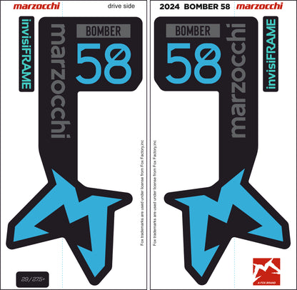 Marzocchi Bomber 58 2024 Decals
