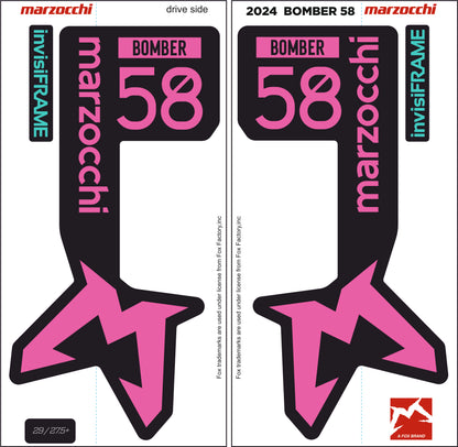 Marzocchi Bomber 58 2024 Decals
