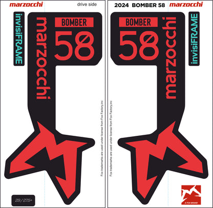 Marzocchi Bomber 58 2024 Decals
