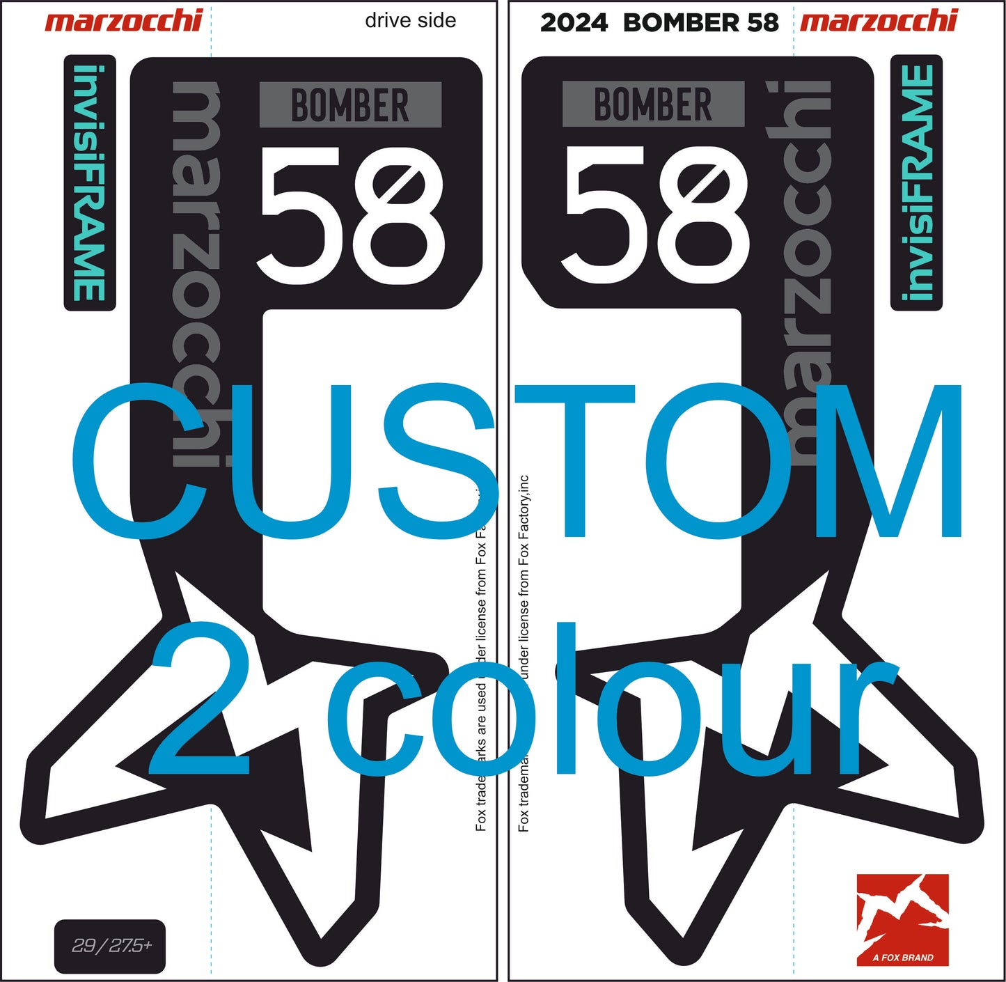 Marzocchi Bomber 58 2024 Decals