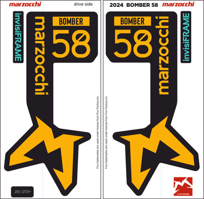 Marzocchi Bomber 58 2024 Decals