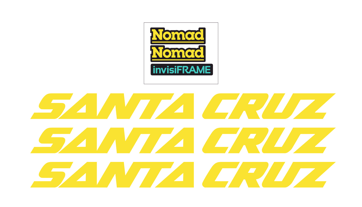 Santa Cruz Nomad V7 MX 2027 Decals