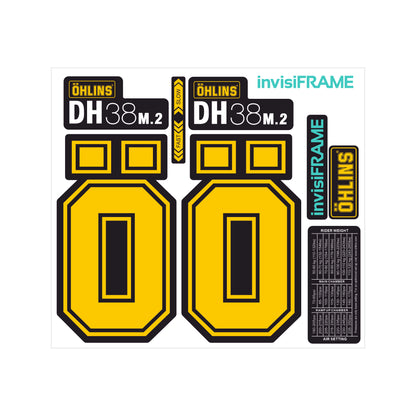 Ohlins DH38 M.2 Fork Decals 2025