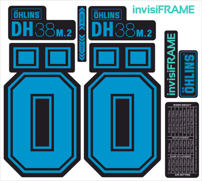 Ohlins DH38 M.2 Fork Decals 2025