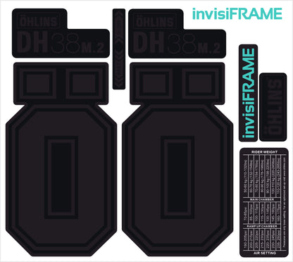 Ohlins DH38 M.2 Fork Decals 2025