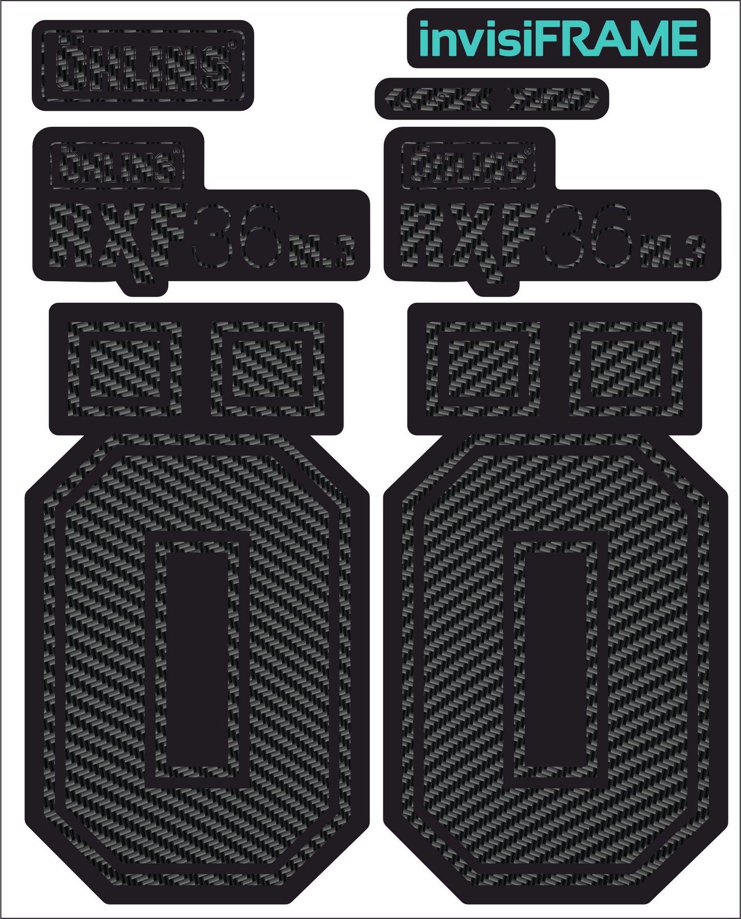 Ohlins RXF 36 M.3 Fork Decals 2025