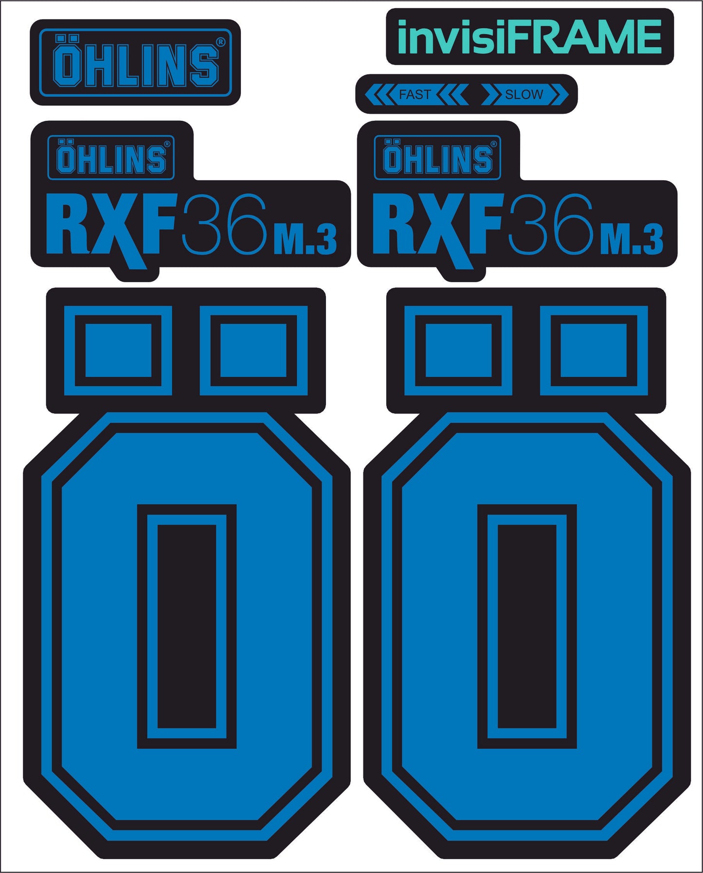 Ohlins RXF 36 M.3 Fork Decals 2025