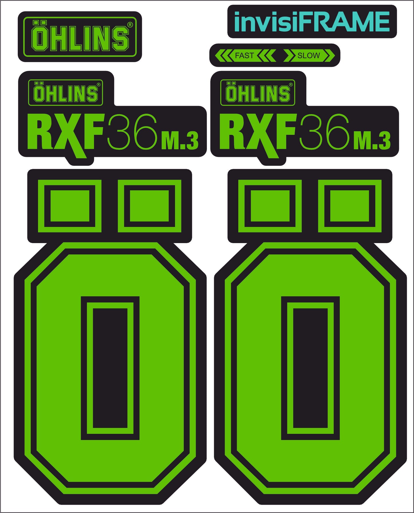 Ohlins RXF 36 M.3 Fork Decals 2025