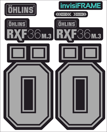 Ohlins RXF 36 M.3 Fork Decals 2025