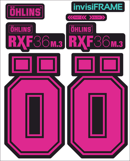 Ohlins RXF 36 M.3 Fork Decals 2025
