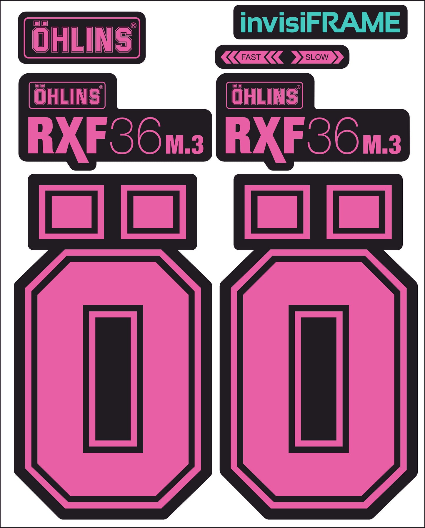 Ohlins RXF 36 M.3 Fork Decals 2025