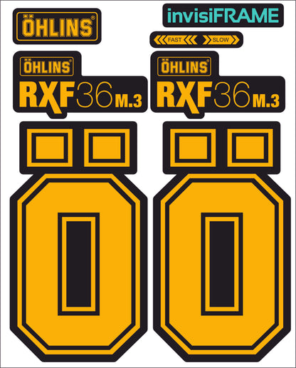 Ohlins RXF 36 M.3 Fork Decals 2025