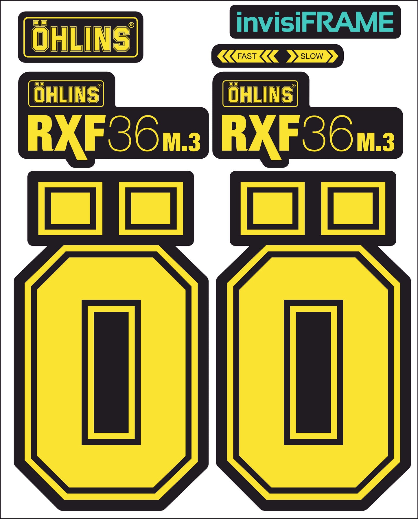 Ohlins RXF 36 M.3 Fork Decals 2025