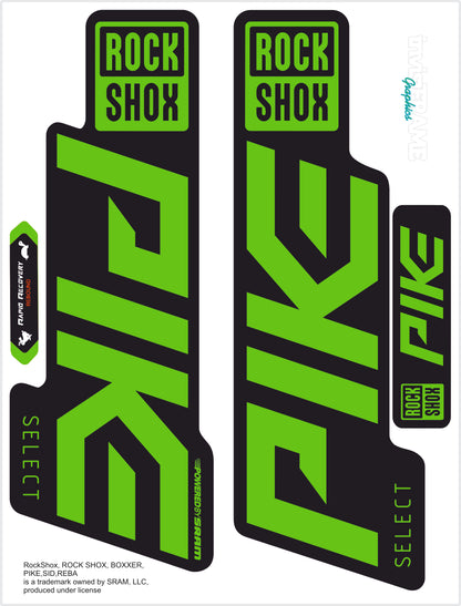 Rock Shox PIKE SELECT 2021 Decals