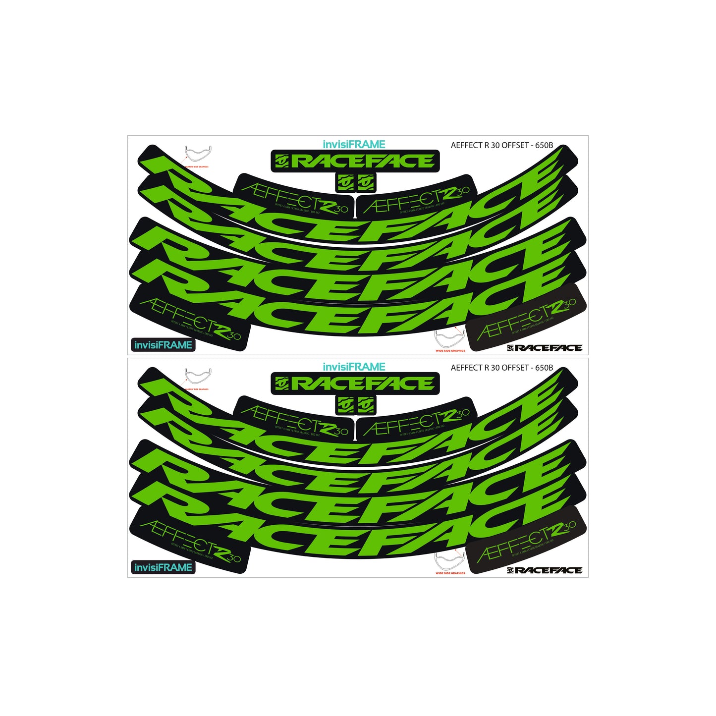 Raceface  AEFFECT R 30 Offset 27.5 Decals