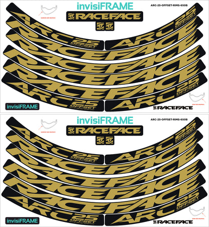 Raceface ARC 25 Offset 27.5 Decals