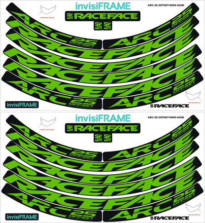 Raceface ARC 25 Offset 27.5 Decals
