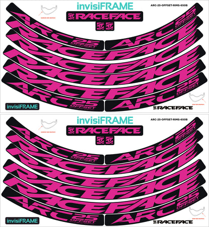 Raceface ARC 25 Offset 27.5 Decals