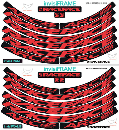 Raceface ARC 25 Offset 27.5 Decals