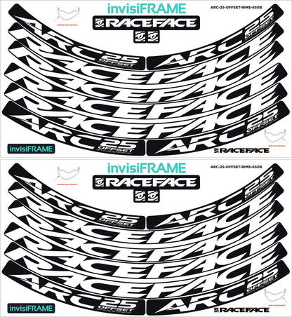 Raceface ARC 25 Offset 27.5 Decals