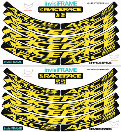 Raceface ARC 25 Offset 27.5 Decals