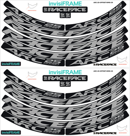Raceface ARC 25 Offset 29er Decals