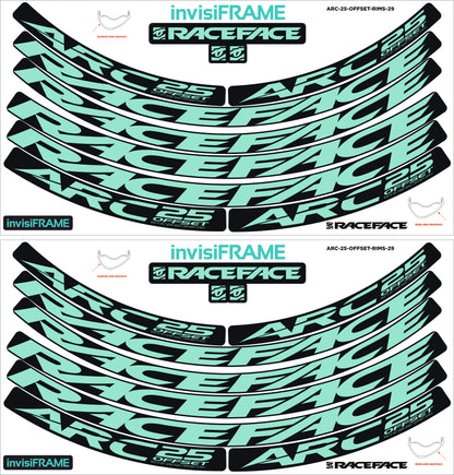Raceface ARC 25 Offset 29er Decals