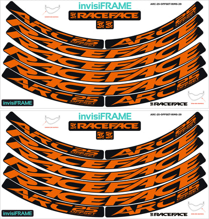 Raceface ARC 25 Offset 29er Decals