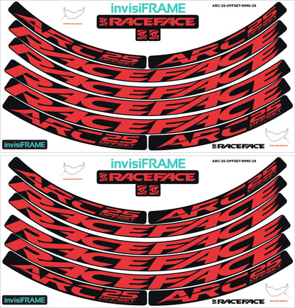 Raceface ARC 25 Offset 29er Decals