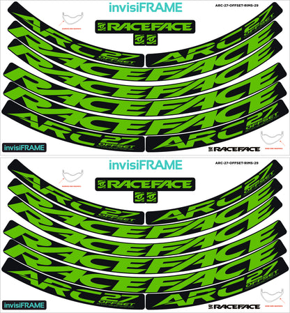 Raceface ARC 27 Offset 29er Decals