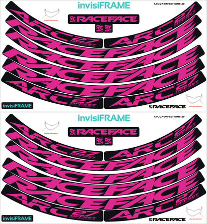 Raceface ARC 27 Offset 29er Decals