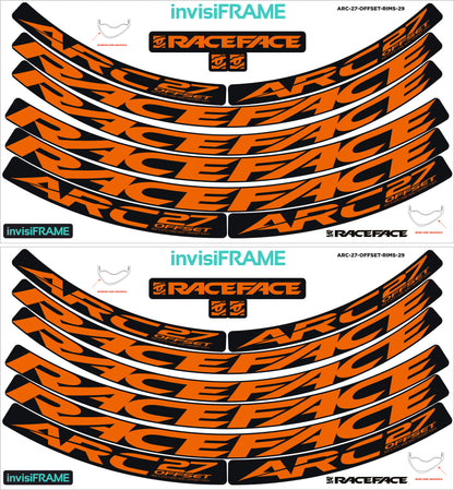 Raceface ARC 27 Offset 29er Decals