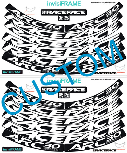 Raceface ARC 30 HD Offset 27.5 Decals