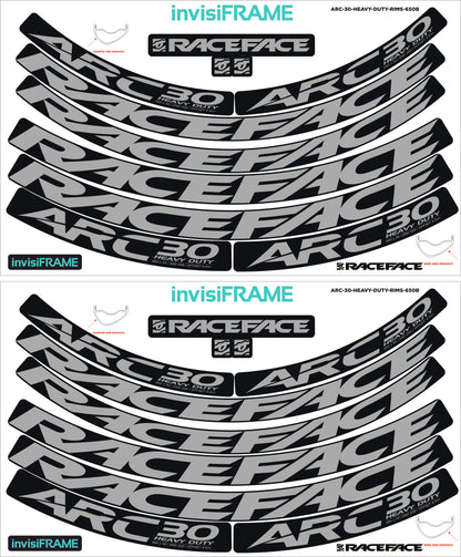 Raceface ARC 30 HD Offset 27.5 Decals