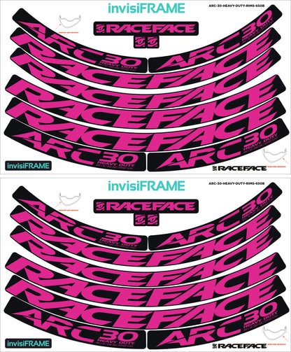 Raceface ARC 30 HD Offset 27.5 Decals