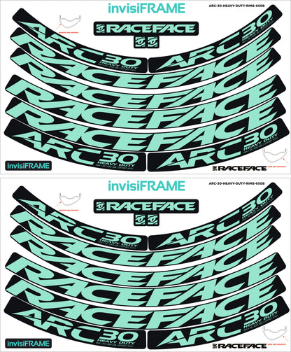 Raceface ARC 30 HD Offset 27.5 Decals
