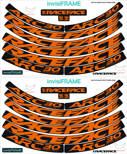Raceface ARC 30 HD Offset 27.5 Decals