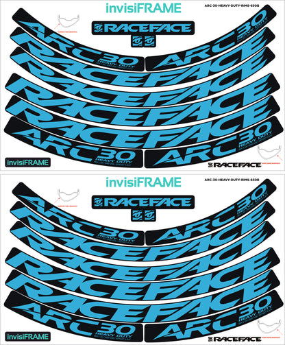 Raceface ARC 30 HD Offset 27.5 Decals