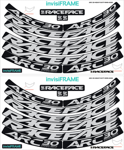 Raceface ARC 30 HD Offset 27.5 Decals